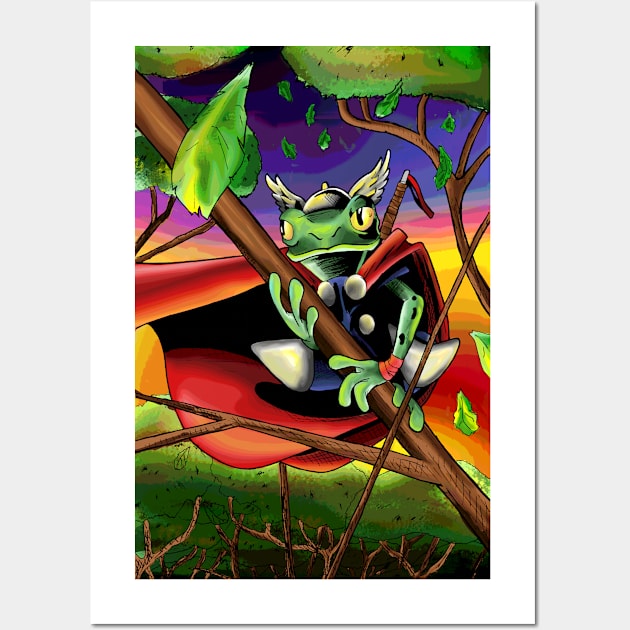 Frog of Thunder Wall Art by Dillionh94